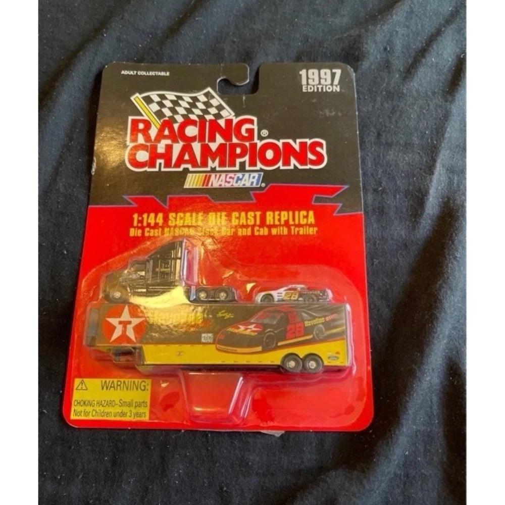 Ernie Irvan #28 Havoline Race Team Transporter NASCAR 1997 Racing Champions New